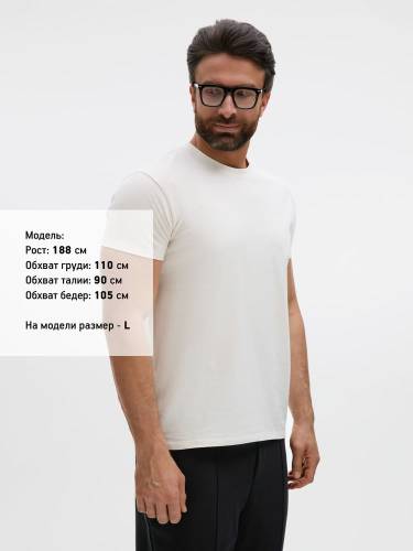 Футболка Imperial 190, молочно-белая фото 5