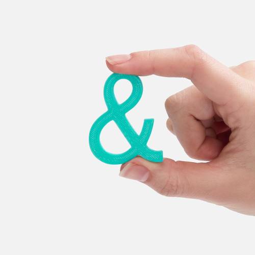 Подвеска Symbol, 3D-печать на заказ, амперсанд фото 3