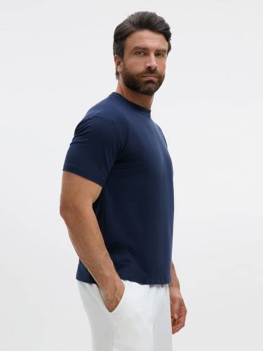 Футболка унисекс Durington, темно-синяя фото 6