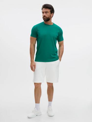 Футболка унисекс Regent 150, зеленая (изумрудная) фото 8