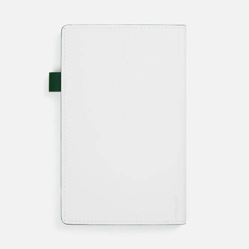 Ежедневник White Shall, недатированный, бело-зеленый фото 3