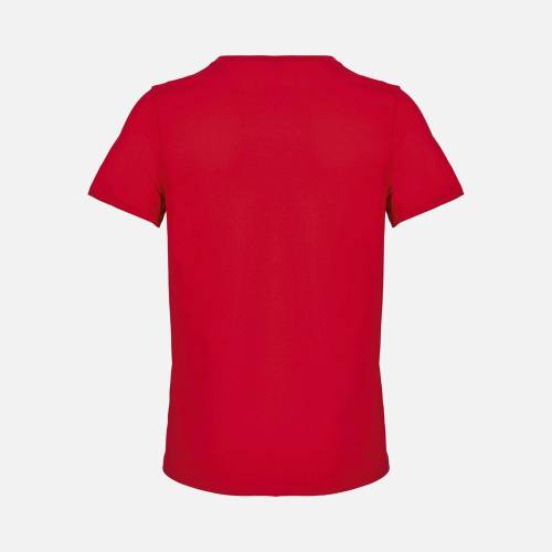 Футболка унисекс Regent с V-образным вырезом, красная фото 3