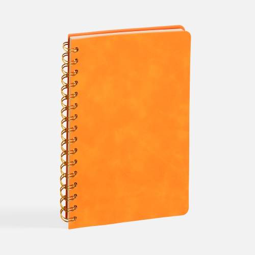 Ежедневник Spiral, недатированный, оранжевый фото 5