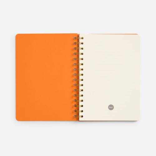 Ежедневник Spiral, недатированный, оранжевый фото 9