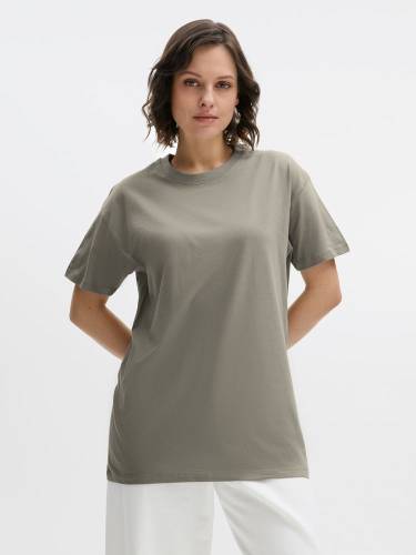 Футболка унисекс Regent 150, серая (стальная) фото 10