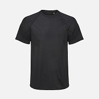 Футболка спортивная унисекс Vortex, черная