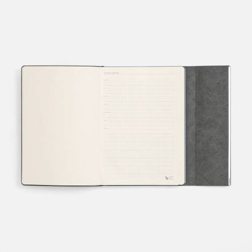 Ежедневник Petrus Flap, недатированный, серый фото 8