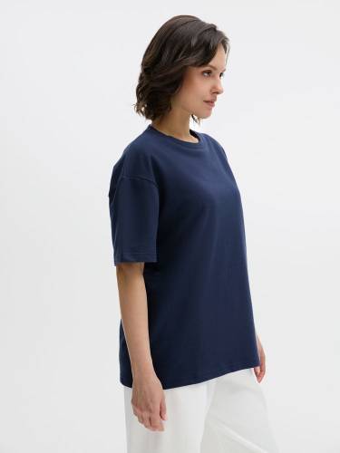 Футболка унисекс Durington, темно-синяя фото 10