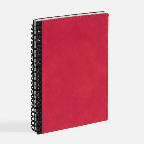 Ежедневник Notera Maxi, недатированный, красный фото 4