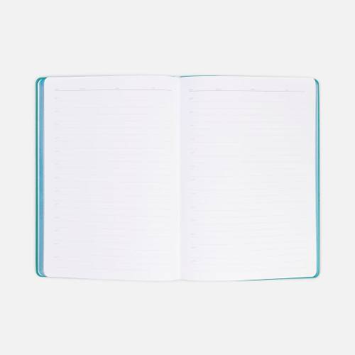 Ежедневник Flexpen Shall, недатированный, бирюзовый фото 10
