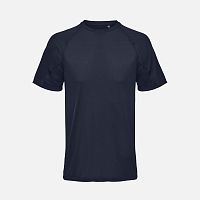 Футболка спортивная унисекс Vortex, темно-синяя