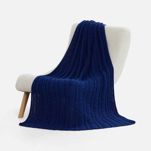 Плед Eloisa, темно-синий (кобальт) фото 2