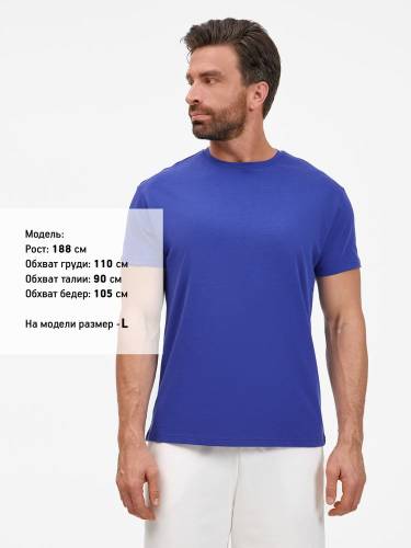 Футболка унисекс T-Bolka 200, ярко-синяя фото 5