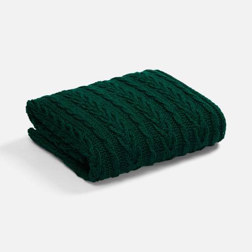 Плед Eloisa, зеленый фото 3