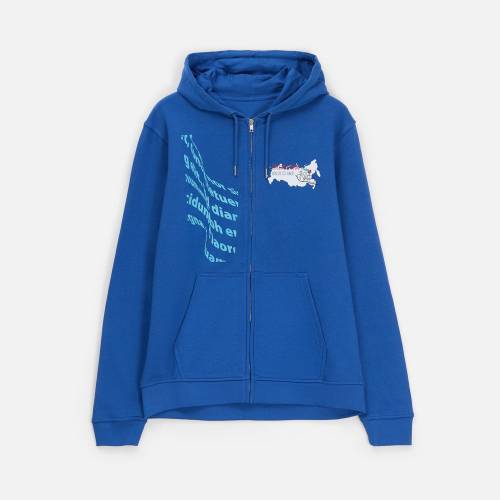 Толстовка унисекс Calipso, ярко-синяя (royal) фото 10