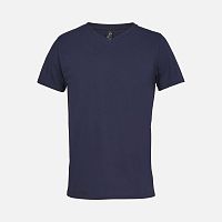 Футболка унисекс Regent с V-образным вырезом, кобальт (темно-синяя)