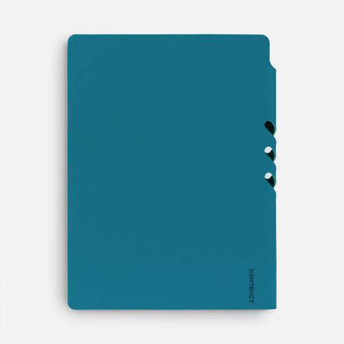 Ежедневник Flexpen Shall, недатированный, бирюзовый фото 5