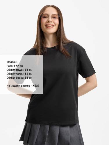 Футболка унисекс Durington, черная фото 5