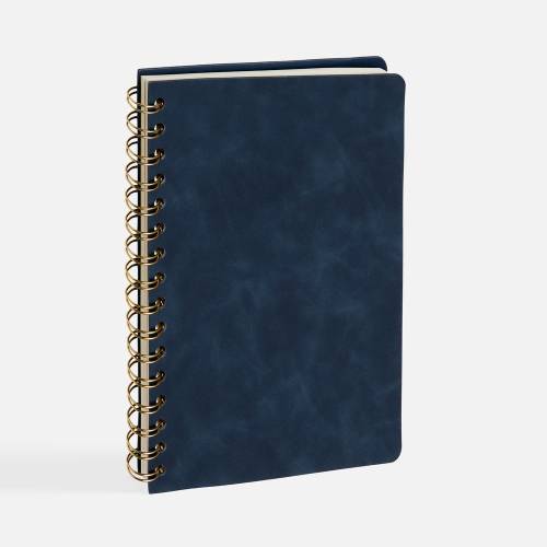 Ежедневник Spiral, недатированный, синий фото 5 Ежедневник Spiral, недатированный, синий фото 5