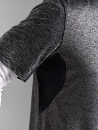 Футболка спортивная унисекс Storm, черная фото 7