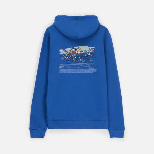 Толстовка унисекс Calipso, ярко-синяя (royal) фото 11