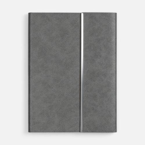 Ежедневник Petrus Flap, недатированный, серый фото 2