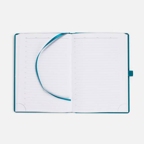 Ежедневник Favor Metal, недатированный, бирюзовый фото 8