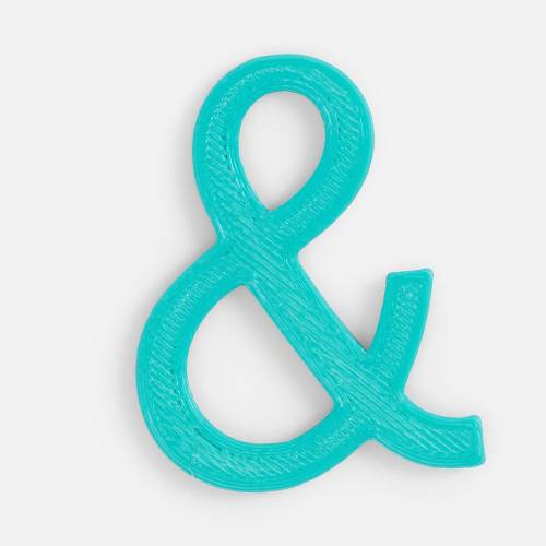 Подвеска Symbol, 3D-печать на заказ, амперсанд фото 2