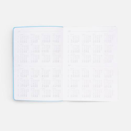 Ежедневник Flexpen Shall, недатированный, голубой фото 9