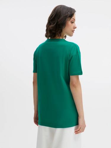 Футболка унисекс Regent 150, зеленая (изумрудная) фото 11
