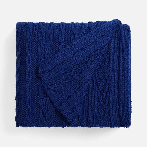 Плед Eloisa, темно-синий (кобальт) фото 4