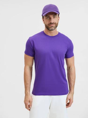 Футболка унисекс T-Bolka 160, фиолетовая фото 13