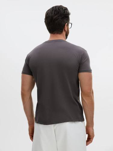 Футболка унисекс Regent 150, темно-серая фото 7