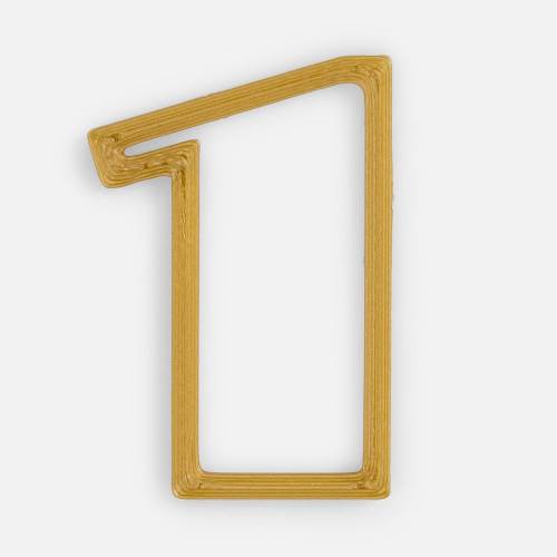 Подвеска Symbol, 3D-печать на заказ, цифра 1 фото 2