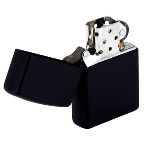 Зажигалка Zippo Classic Matte, матовая черная фото 3