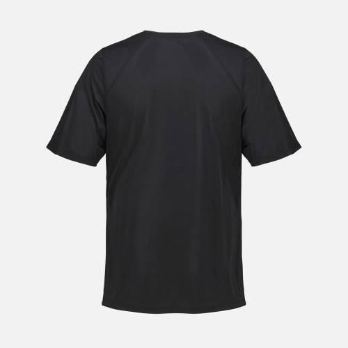 Футболка спортивная унисекс Storm, черная фото 3