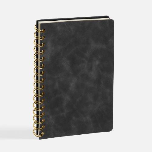 Ежедневник Spiral, недатированный, черный фото 5