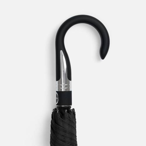 Зонт-трость Rainzee, ver.2, черный фото 6