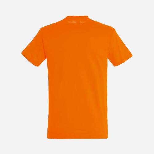 Футболка унисекс Titan, оранжевая фото 3