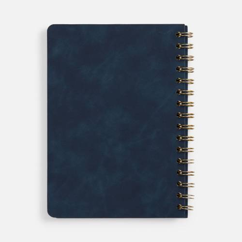 Ежедневник Spiral, недатированный, синий фото 3 Ежедневник Spiral, недатированный, синий фото 3