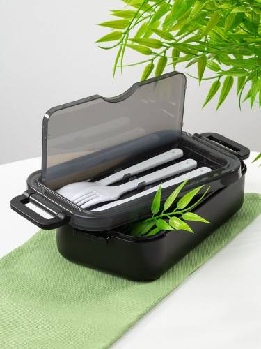 Ланчбокс Pranzo, черный фото 8