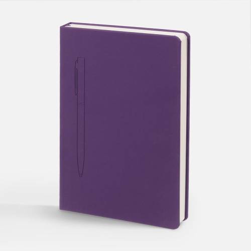 Ежедневник Magnet Shall, недатированный, фиолетовый фото 5