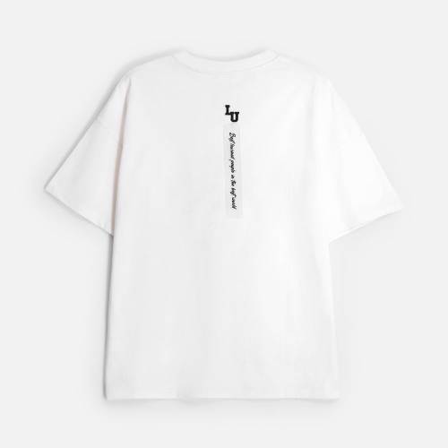 Футболка унисекс оверсайз T3, молочно-белая фото 13