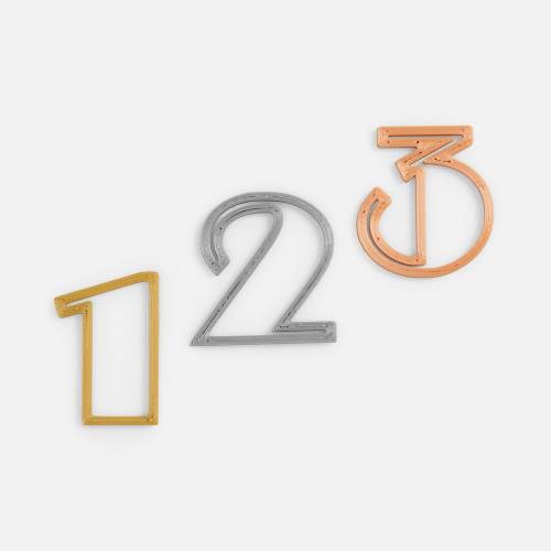 Подвеска Symbol, 3D-печать на заказ, цифра 2 фото 7