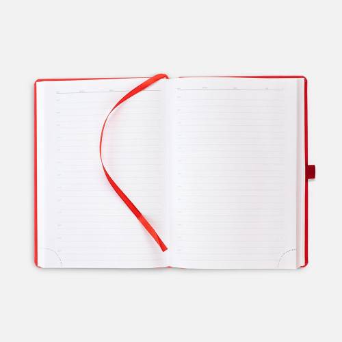 Ежедневник Favor Gold, недатированный, красный фото 6
