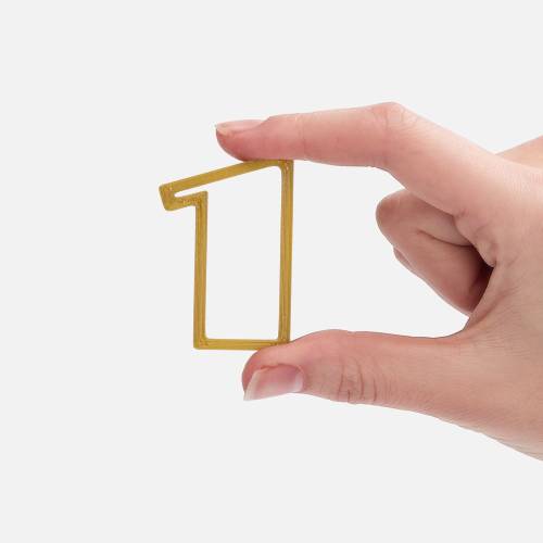 Подвеска Symbol, 3D-печать на заказ, цифра 1 фото 3