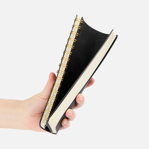 Ежедневник Spiral, недатированный, черный фото 8