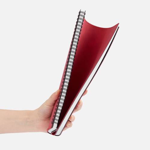 Ежедневник Notera Maxi, недатированный, красный фото 7