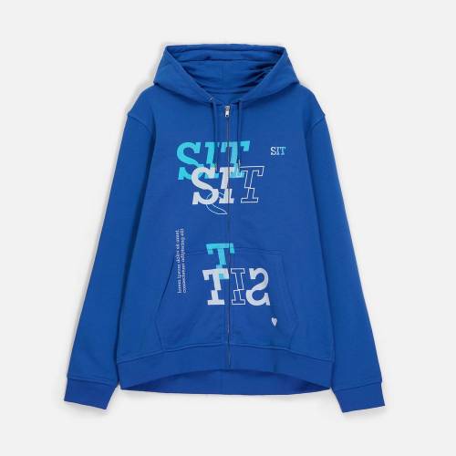 Толстовка унисекс Calipso, ярко-синяя (royal) фото 12