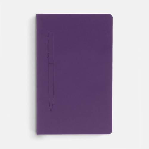 Ежедневник Magnet Shall, недатированный, фиолетовый фото 6